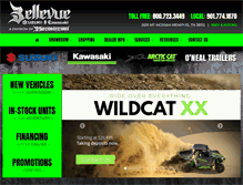 Tablet Screenshot of bellevuesuzukikawasaki.com